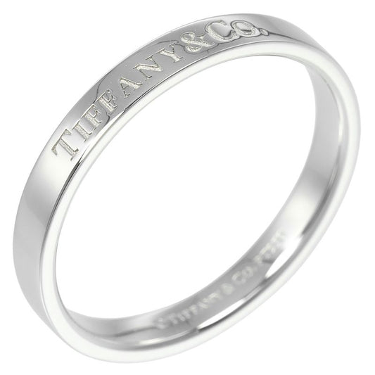 Tiffany & Co Band Ring 3mm (0.12in) Model Pt950platinum 17.5 Men's 5g Ring