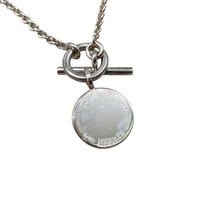 Hermes Necklace Amulet H Ex Libris Cloussel Serie Pendant Ag925 Silver Hermes