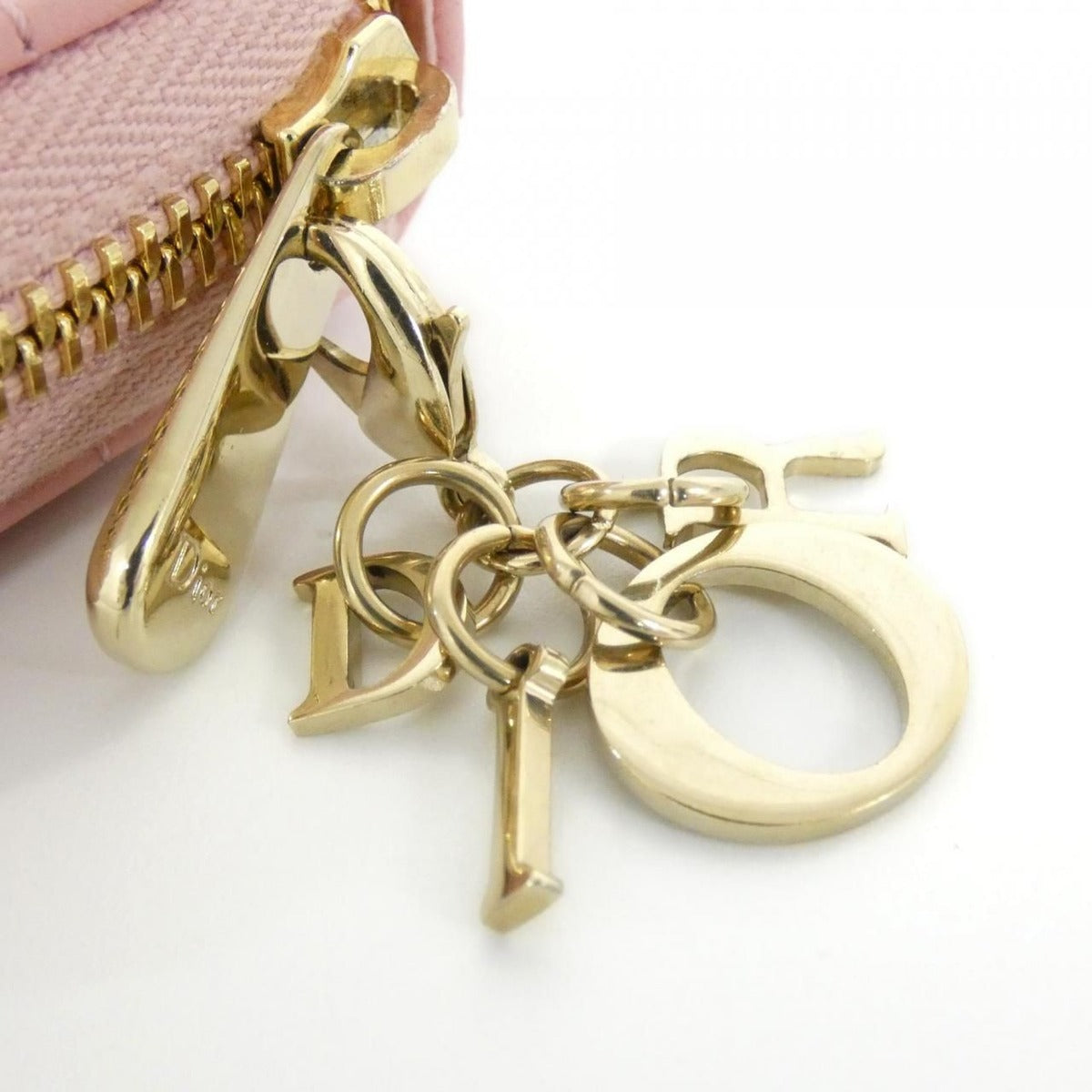 Dior Voyageur Coin Case Handbag Melocoton Pink — view 3