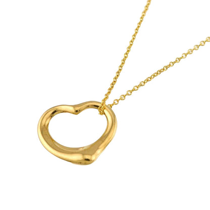 Tiffany & Co Open Heart Necklace 40 18K Yellow Gold