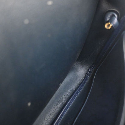 Christian DIOR Shoulder Bag Logo PVC Navy 61ka840