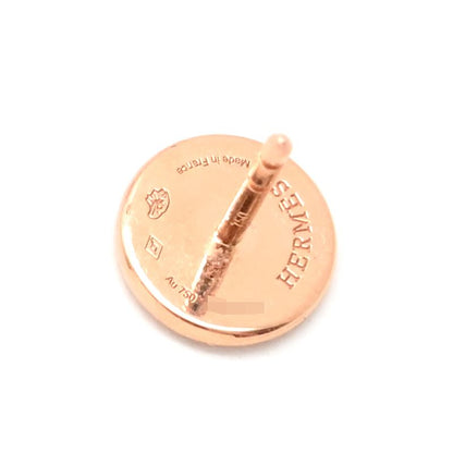 Hermes Earrings Exlibris TPM 18k Pink Gold Pink Gold Au750 Rose Gold [box
