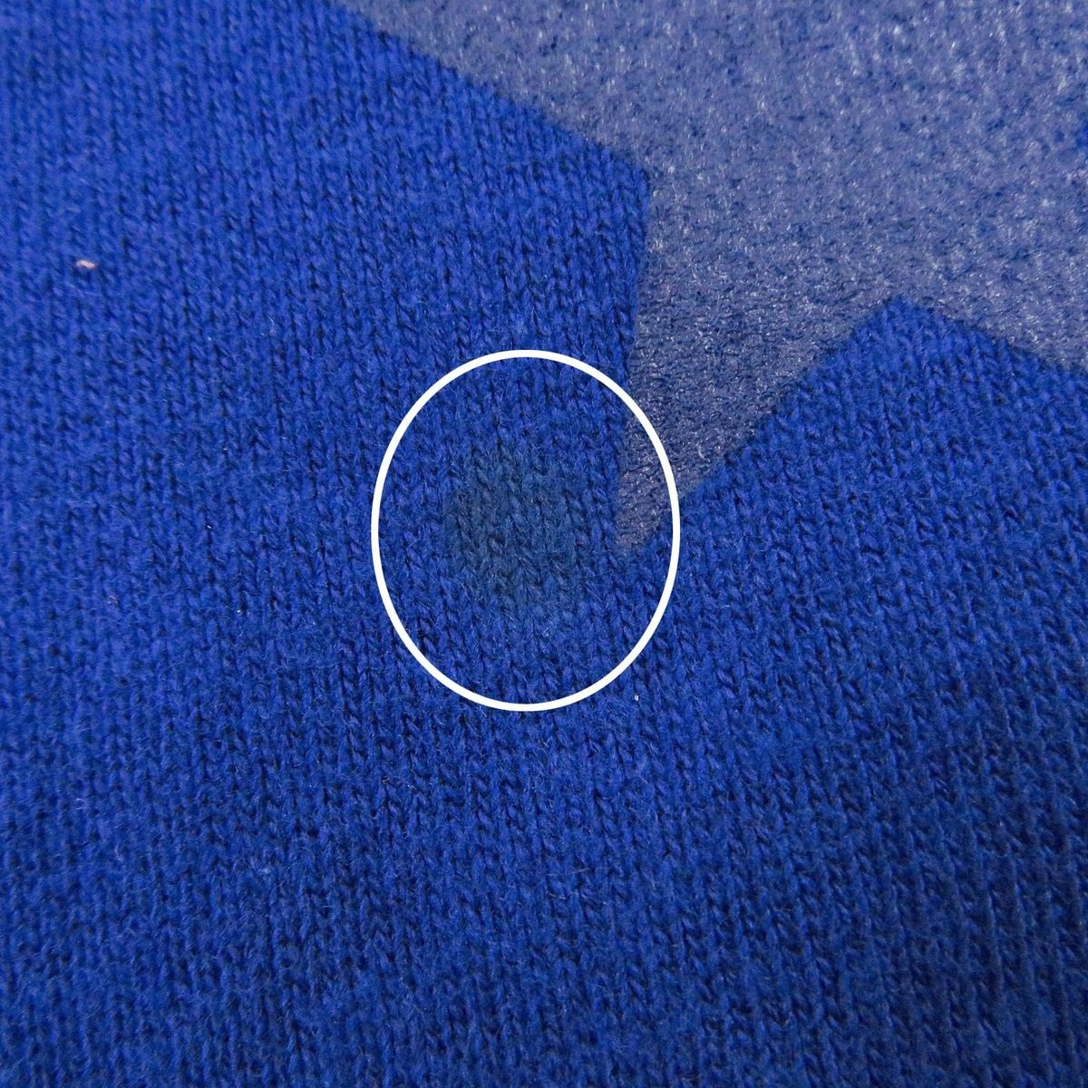 Chrome Hearts Cotton Star Scroll Label Print Long Sleeve T-Shirt Blue XS — view 9
