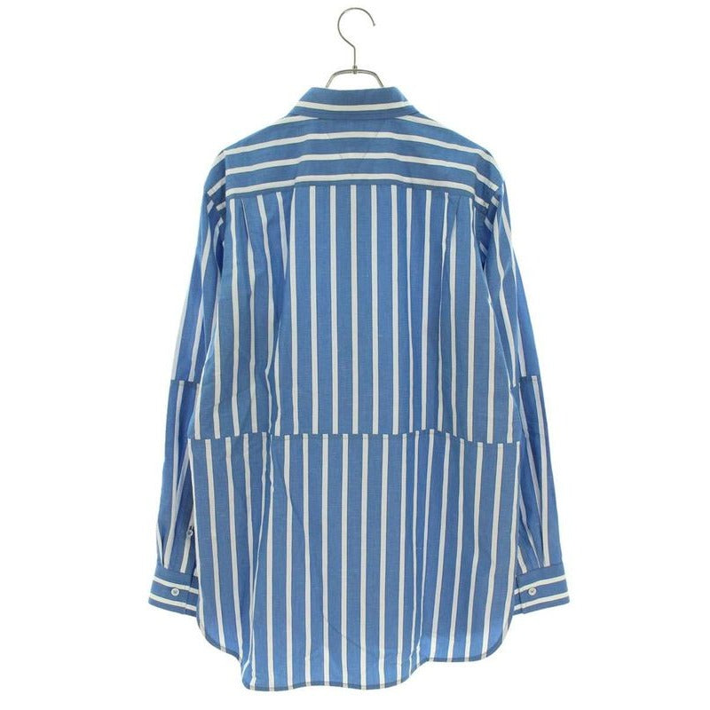 Bottega Veneta 23 AW V35 M0 Cotton Switched Stripe Long Sleeve Shirt — view 2