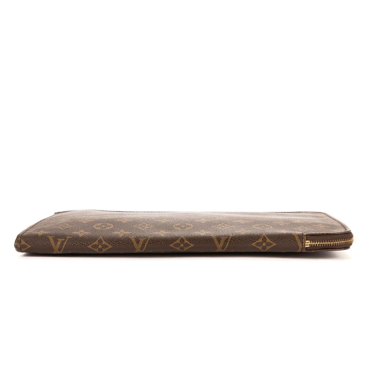 Louis Vuitton Posh Document Brown Monogram Canvas Shoulder Bag — view 6