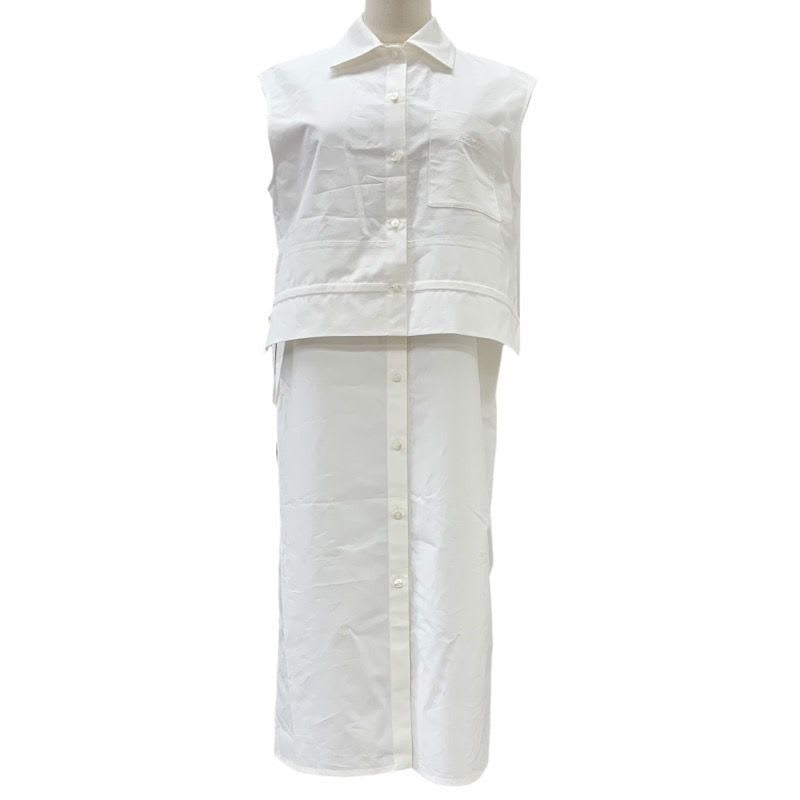 Hermes Dress Cotton White Logo Shirt