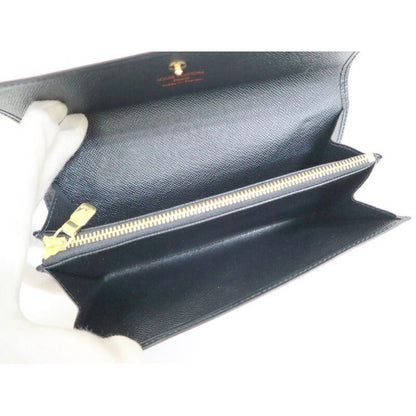 Louis Vuitton Pochette Porte Monnaie Cles Wallet Epi Noir Black — view 5