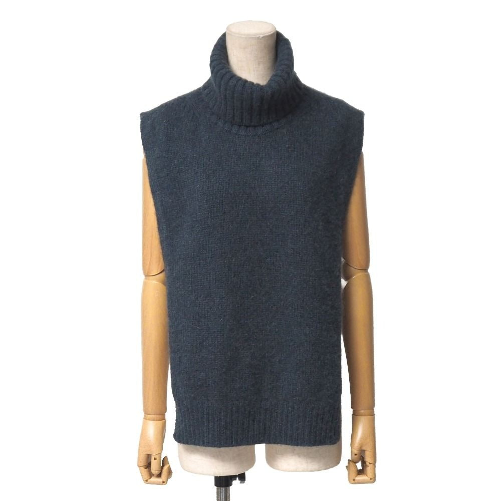 Celine Knit TU Phoebe Philo Era Pullover Deformed Turtleneck Sweater