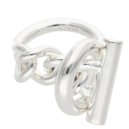 Hermes Croisette Silver Ring 50 10