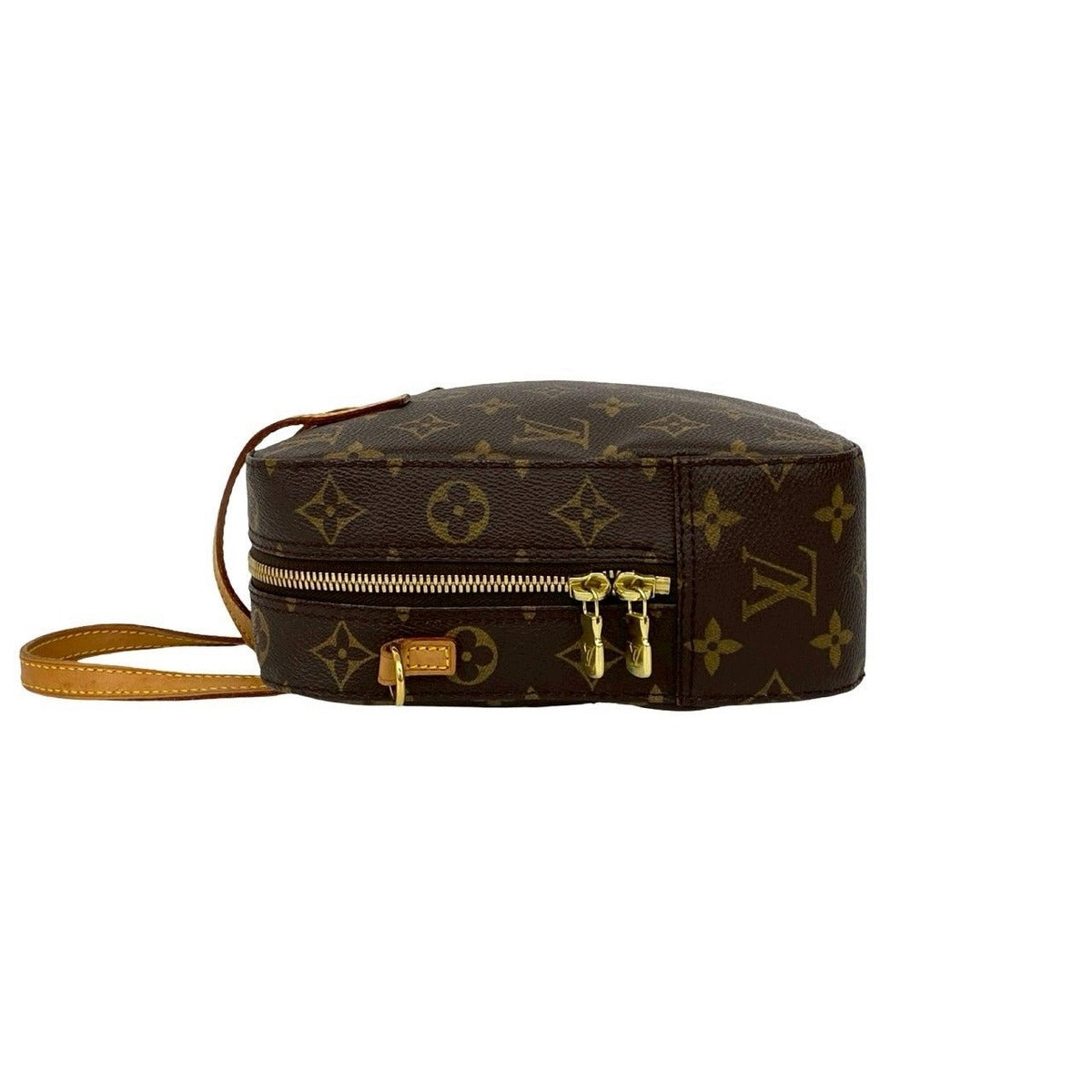 Louis Vuitton Vintage Spontini Monogram Leather 2-Way Shoulder Bag Brown — view 5