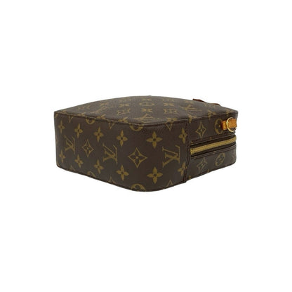 Louis Vuitton Vintage Spontini Monogram Leather 2-Way Shoulder Bag Brown — view 8