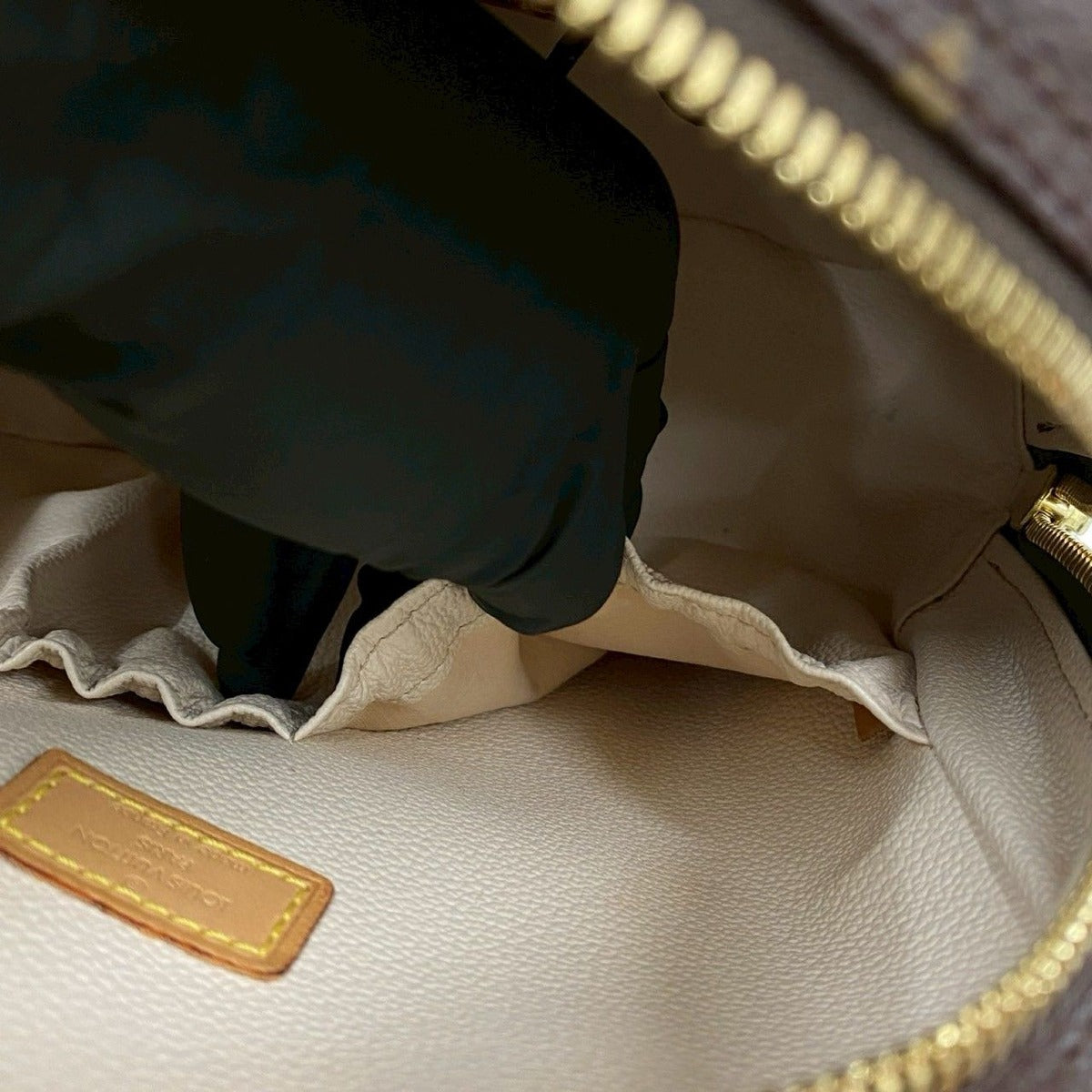Louis Vuitton Vintage Spontini Monogram Leather 2-Way Shoulder Bag Brown — view 10