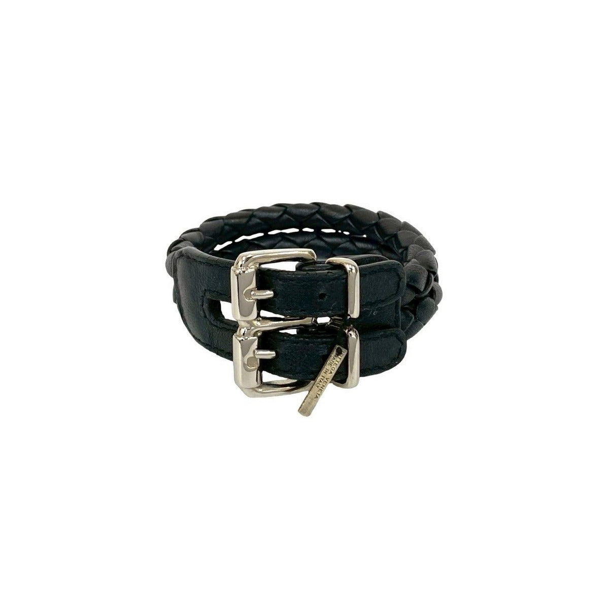 Bottega Veneta Intrecciato Leather Bracelet Bangle — view 4