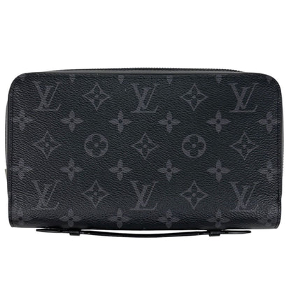 Louis Vuitton Zippy XL Zip Around Wallet Monogram Eclipse Noir Black