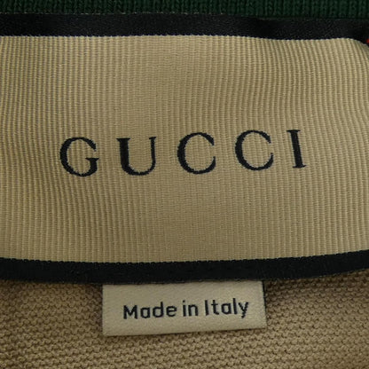 Gucci Web Striped Collar Cotton Pique Polo Shirt — view 4