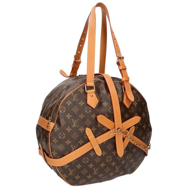 Louis Vuitton M44750 Soft Hat Trunk Monogram Leather Handbag Men's