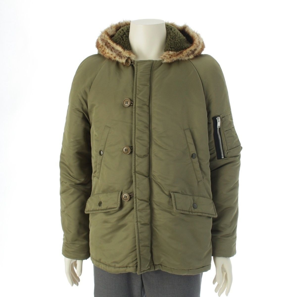 Saint Laurent Hedi Slimane Era Farfday Insulation Military Coat Jacket Khaki 44