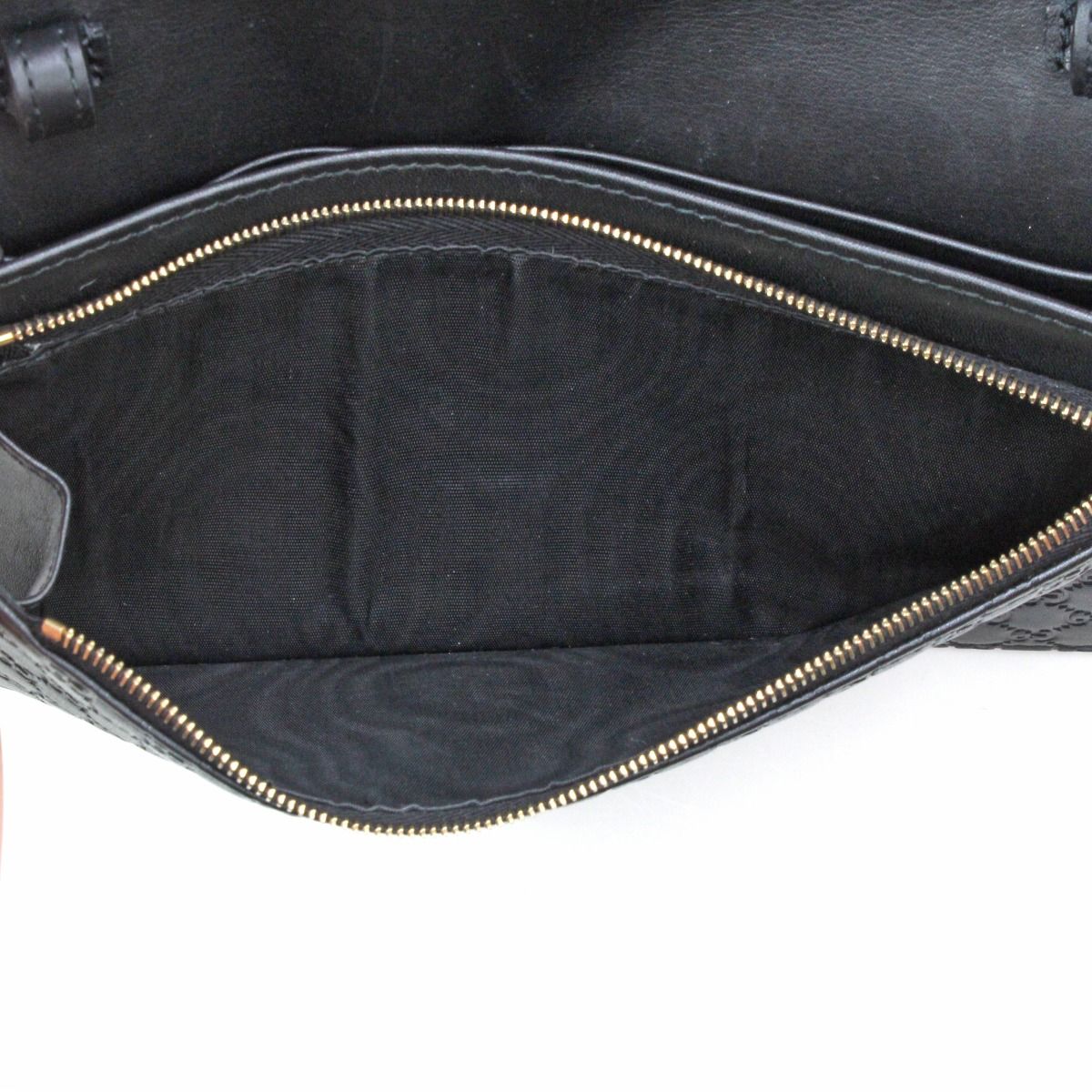 Gucci Micro Gucci Shoulder Wallet 466507 Black