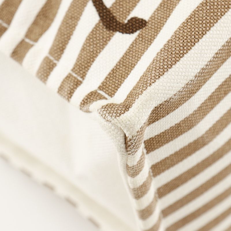 Hermes Cheveaune Canvas Brown/off White Unisex Tote Bag