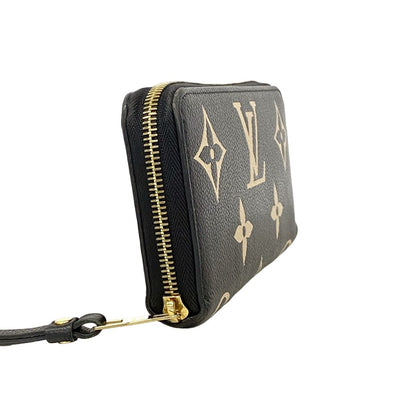 Louis Vuitton Wallet Monogram Empreinte Bicolor Zippy Beige Black Cles — view 2