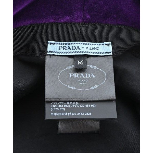 Prada Hat Cotton Purple — view 4