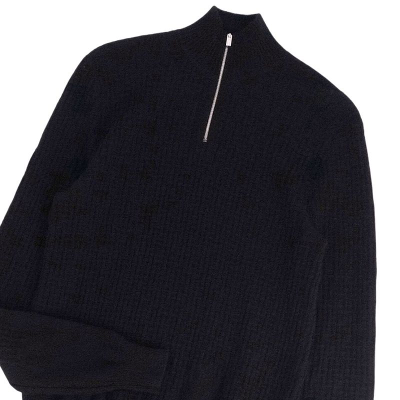 Hermes Knit Half-zip Sweater Long Sleeve Long