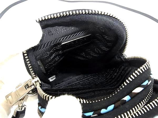 Prada Tessuto Nylon And Saffiano Leather Shoulder Bag Crossbody Light