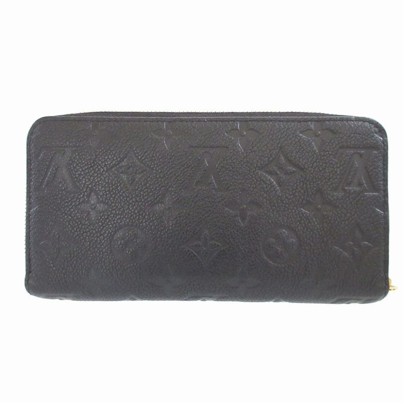 Louis Vuitton Monogram Empreinte Zippy Wallet M61864 IC Chip Round Zipper Long