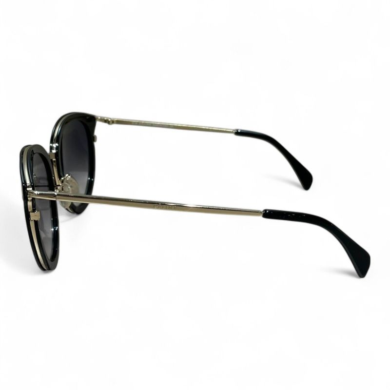 Celine ⑤ Cl40033f Sunglasses Women's Black Gold 56□17140.3