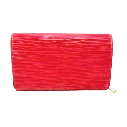 Louis Vuitton M63507 Epi Wallet Porte Monnaie Vie Trésor Bifold Wallet Louis