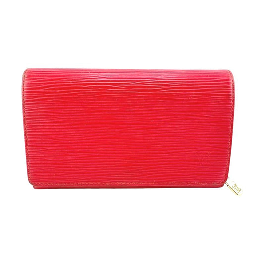 Louis Vuitton M63507 Epi Wallet Porte Monnaie Vie Trésor Bifold Wallet Louis