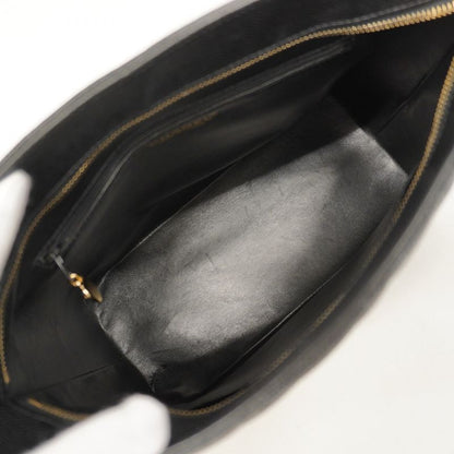 Chanel Tote Bag Revival Tote Caviar Skin Black Gold Hardware Women's