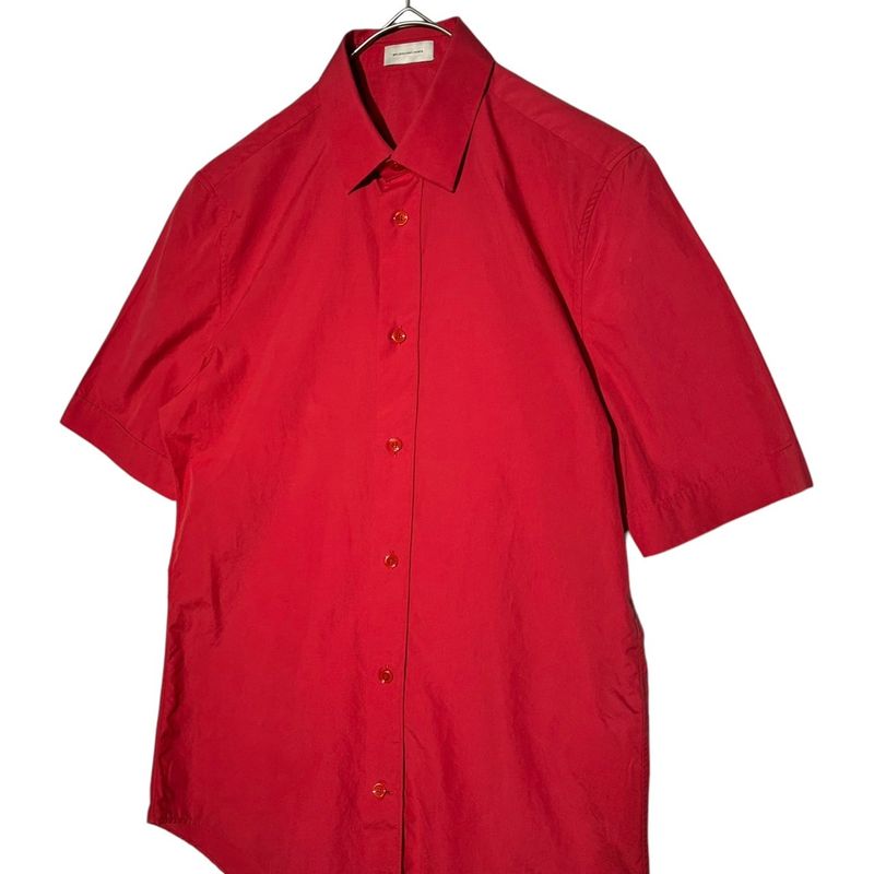 Balenciaga 12ss Plain S Shirt Plain Short Sleeve Shirt Vintage Archive Up57