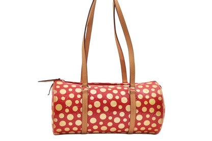 Louis Vuitton Vernis Dot Infinity Papillon Yayoi Kusama Handbag Red LV L2762