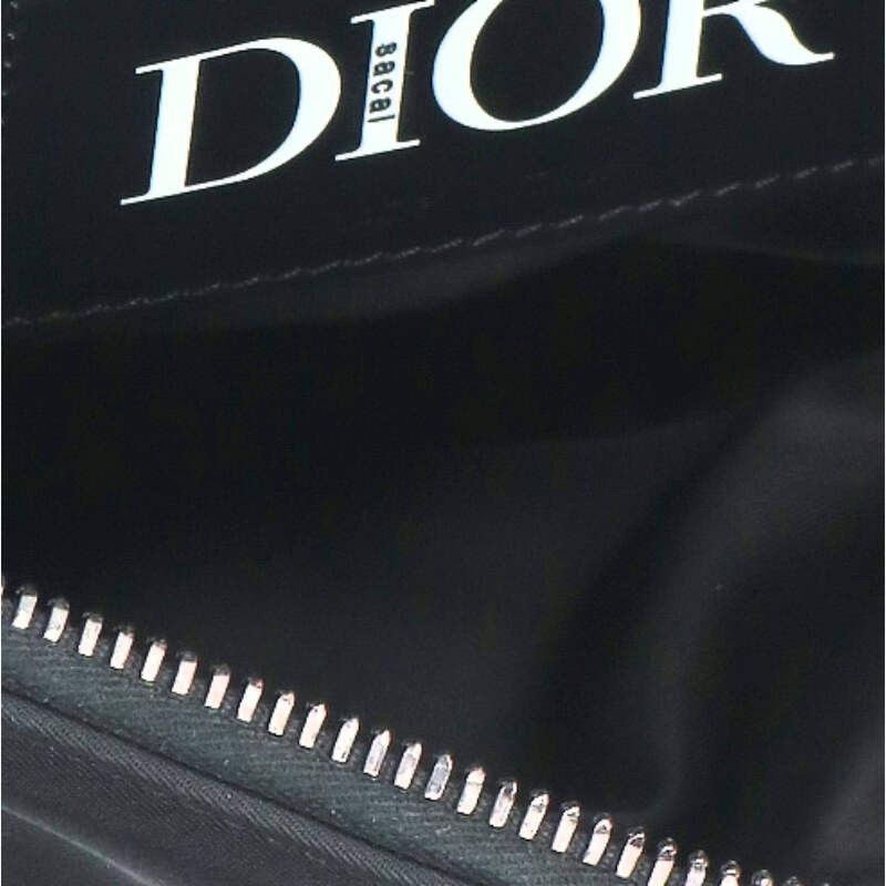 Dior X Sacai Saddle 1adpo246usc Leather Nylon Shoulder Bag Men's