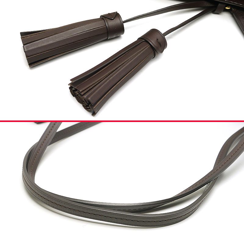 Louis Vuitton LV Long Beach MM M90475 Vernis Amarante Tote Bag A4 Size