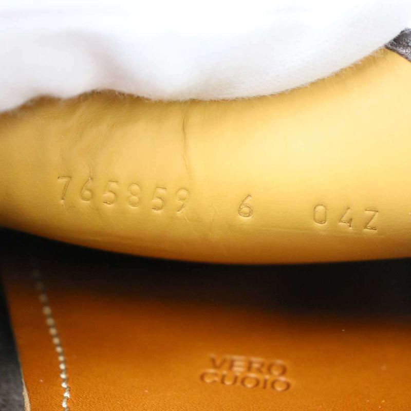 Gucci Horsebit Driving Shoes Loafers 765859 Brown 6