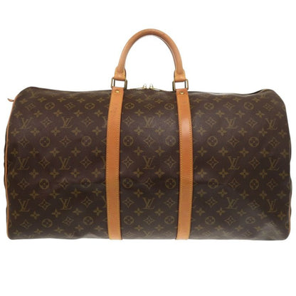 Louis Vuitton Keepall 55 Monogram Canvas Brown Boston Bag