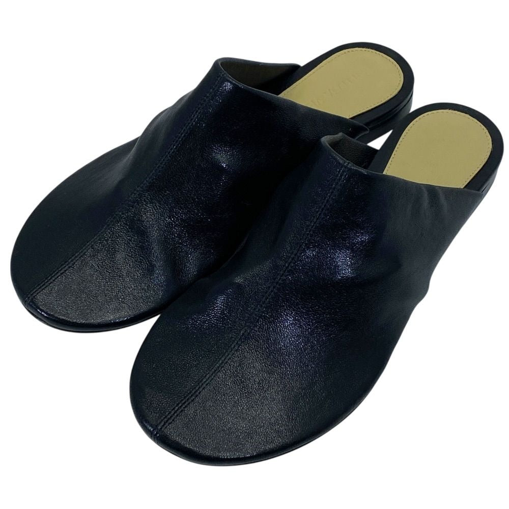 Bottega Veneta Sandals Mule Slippers Sock Nappa Leather Black