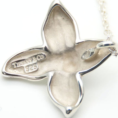 Tiffany & Co Necklace Poinsettia 925 Silver Approx 3.48g Silver Accessories