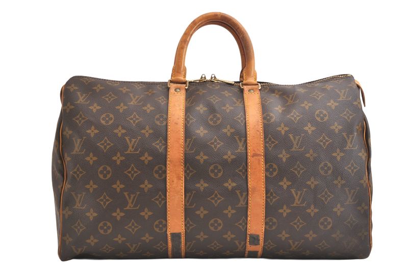 Louis Vuitton Monogram Keepall 45 Travel Boston Bag M41428 LV 3219n