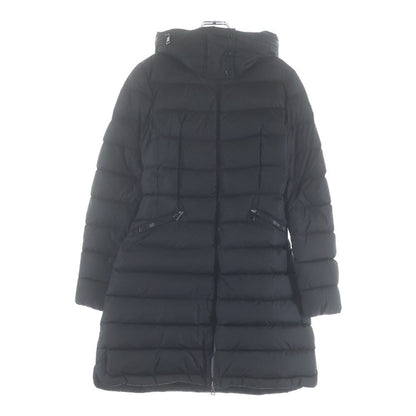 Moncler Flammette Giubbotto Long Down Jacket with Hood Black