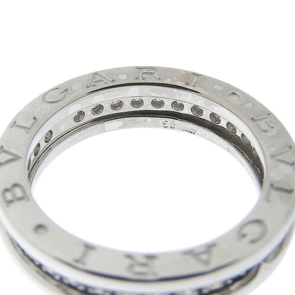 Bvlgari Bulgari B-zero1 Eternity 18kwhite Gold With Diamonds #9.5 Ladies 6.0g