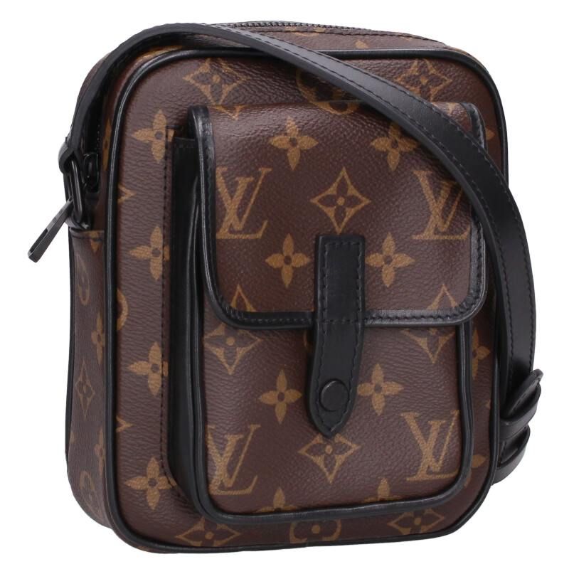 Louis Vuitton M69404 Christopher Wearable Wallet Monogram Macassar Shoulder Bag