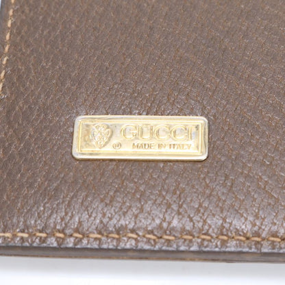 Vintage Old Gucci Leather Notebook Cover Brown Notebook Diary Case Stationery