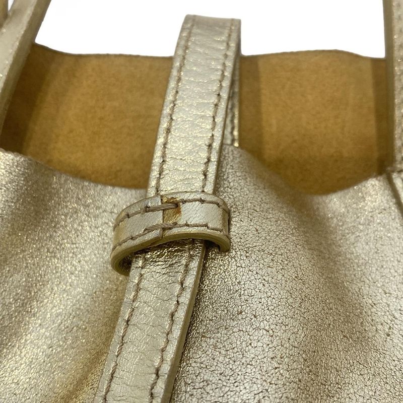 Tiffany & Co Tote Bag Gold Reversible Leather