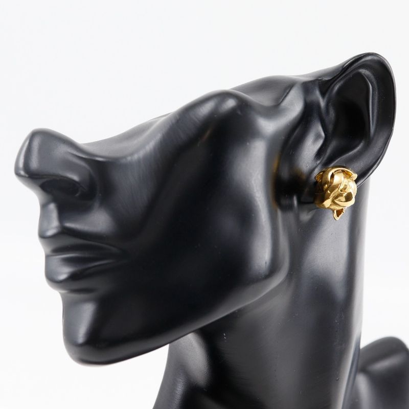 Chanel Coco Mark Vintage Gold Plated Ladies 11.2g Earrings