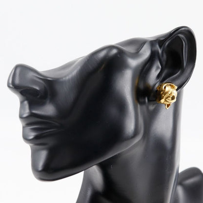 Chanel Coco Mark Vintage Gold Plated Ladies 11.2g Earrings