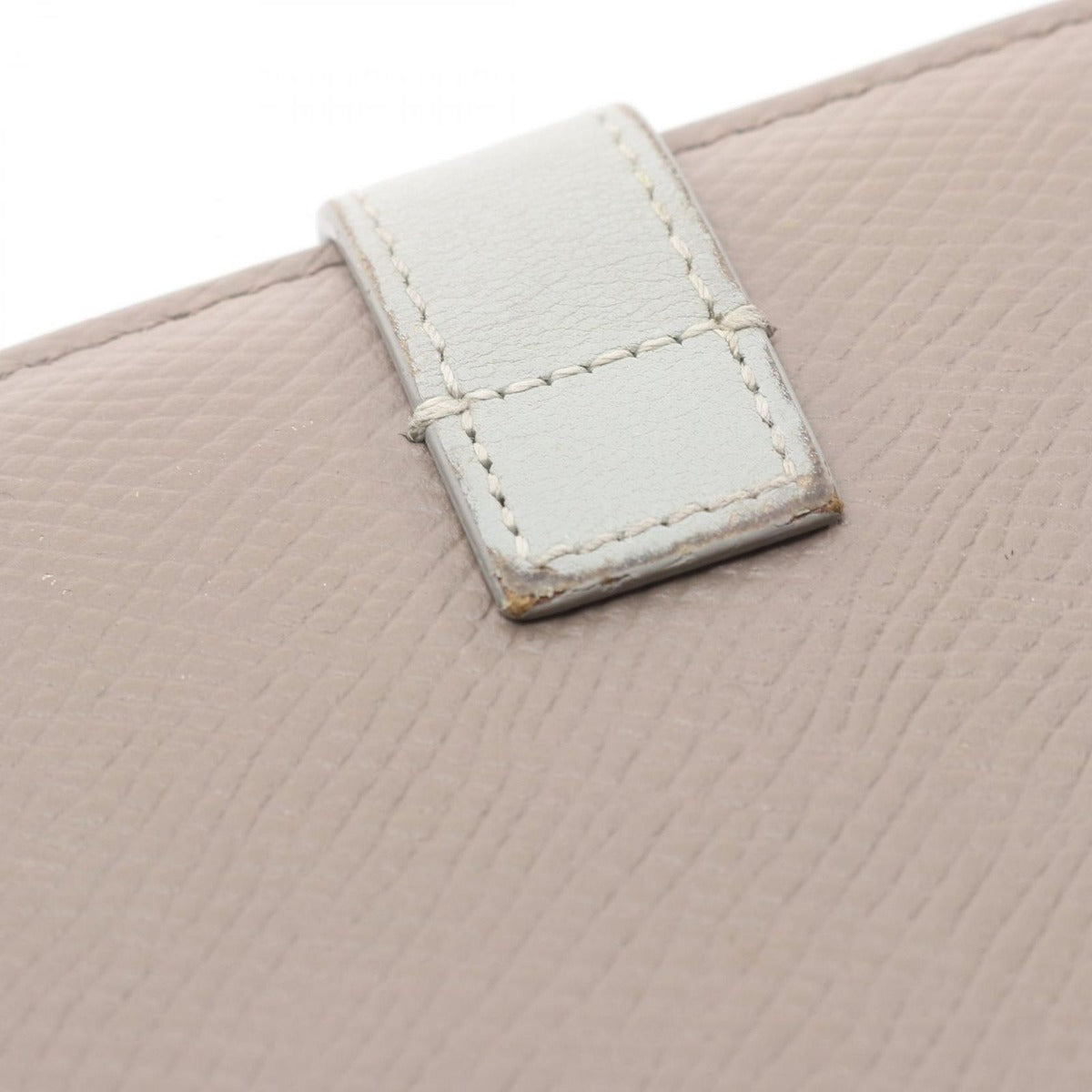 Celine Bifold Wallet Strap Gray Leather — view 8