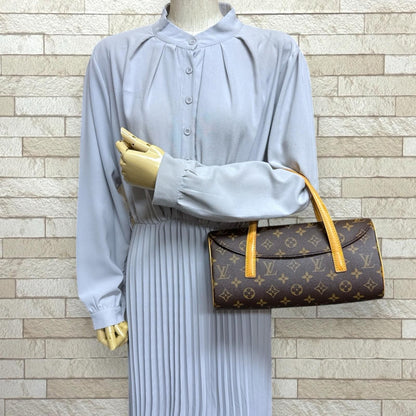 Louis Vuitton Sonatine Monogram Handbag Canvas Brown — view 2